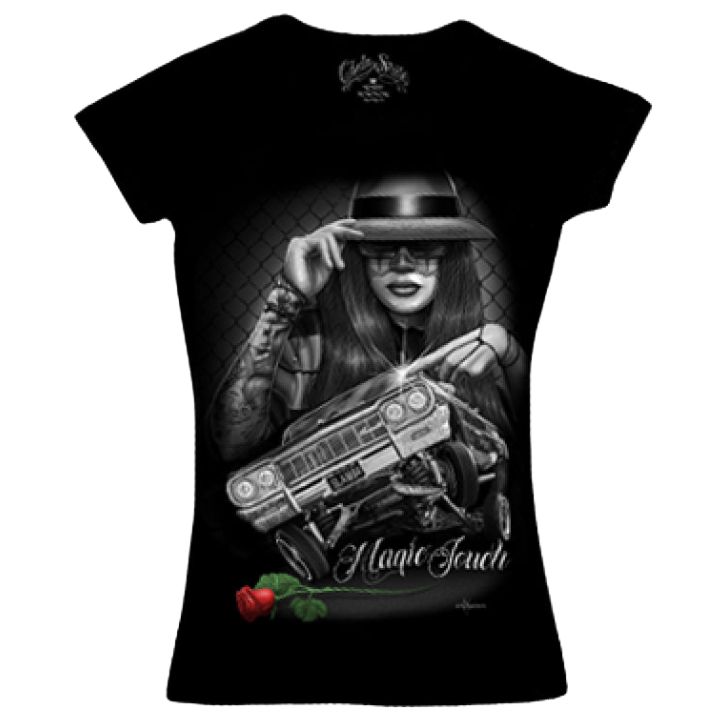 GIRLS S/S MAGIC TOUCH - BLK